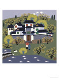 Countryside Villa Giclee Print by Chen Lian Xing 