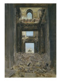 Ruines Des Tuileries reproduction procédé giclée par Jean-Louis Ernest Meissonier