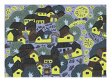 Village House Giclee Print by Chen Jia Qi 