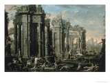 The Bacchanal Giclée-tryk af Alessandro Magnasco The Bacchanal Giclée-tryk af Alessandro Magnasco