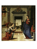 The Annunciation (Predella Detail) Giclee-trykk av Benvenuto Di Giovanni The Annunciation (Predella Detail) Giclee-trykk av Benvenuto Di Giovanni