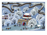 Winter in Shan-Hai Pass Giclee-trykk av Bai Yan Pin Winter in Shan-Hai Pass Giclee-trykk av Bai Yan Pin