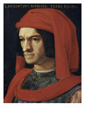 Portrait of Lorenzo the Magnificent reproduction procédé giclée par Agnolo Bronzino