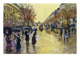Les Grands Boulevards (After Jean Beraud) Lámina giclée por Isy Ochoa Les Grands Boulevards (After Jean Beraud) Lámina giclée por Isy Ochoa