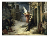 The Angel of Death; Peste a Roma reproduction procédé giclée par Jules Elie Delaunay