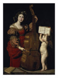 Saint Cecilia Giclee Print by Domenichino 