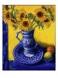 Sunflowers, Lemon, and Orange Giclee Print by Isy Ochoa