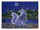 Angora Cat, Istanbul Lámina giclée por Isy Ochoa Angora Cat, Istanbul Lámina giclée por Isy Ochoa