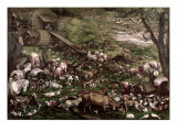 Arca de Noé Lámina giclée por Francesco Bassano
