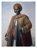 Un Indien reproduction procédé giclée par Anne-Louis Girodet de Roussy-Trioson