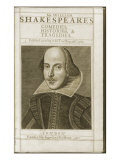 William Shakespeare Giclee Print by Martin Droeshout