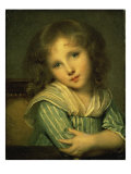 The Girl at the Table Giclee Print by Jean-Baptiste Greuze