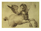 Pégase Reproduction procédé giclée par Jacopo de'Barbari