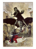 The Plague reproduction procédé giclée par Arnold Bocklin