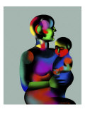 Mother and Child Giclee Print by Charlie Chann