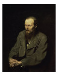 Portrait of the Fyodor Dostojevsky Reproduction procédé giclée par Vasili Grigorevich Perov