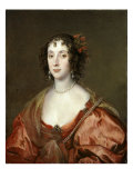 Lady of the Court of Charles I reproduction procédé giclée par Sir Anthony Van Dyck