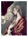 Madonn and Child with St. Agnes and St. Martina Giclee Print by El Greco 