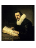 A Scholar Reproduction procédé giclée par Rembrandt van Rijn 