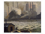 Schollenberg Rolling Mill Dismantled Giclee-trykk av James King Bonar