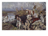 Russian Slave Life Lámina giclée por Sergej Vasilevic Ivanov