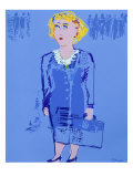 Business Woman Giclee Print by Diana Ong