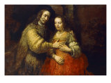 The Jewish Bride Giclee Print by Rembrandt van Rijn 