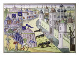 Assault Upon a Saracen City Giclee Print by Jean Froissart