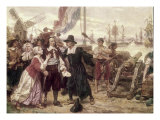 The Fall of New Amsterdam, 1664 Giclee Print by Jean Leon Gerome Ferris