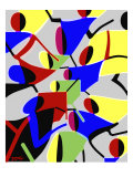Stick Figures Giclee Print by Diana Ong