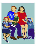 Family Portrait Giclee Print by Diana Ong