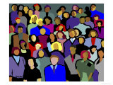 Interested People Giclee Print by Diana Ong
