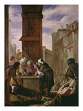 The Pearl of Great Price Giclée-tryk af Domenico Fetti