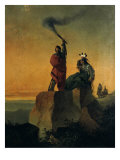 Indian Telegraph Impressão giclée por John Mix Stanley Indian Telegraph Impressão giclée por John Mix Stanley