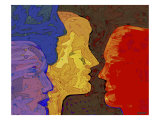 Man in Red Lámina giclée por Diana Ong