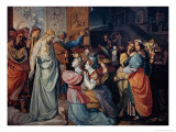 Five Wise and Five Foolish Virgins Giclee Print by Peter Von Cornelius