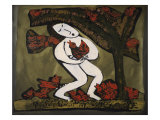 The Man Who Speaks to the Birds reproduction procédé giclée par Leslie Xuereb
