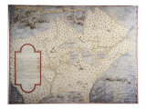 Nations of New France in North America, 1673-74 Reproduction procédé giclée par Louis Joliet