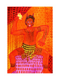 Maori Haka (Challenge Dance) reproduction procédé giclée par John Newcomb