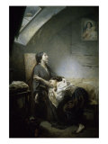 One Family's Unfortune with Suicide Giclee Print by Octave Tassaert