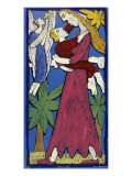 La Vierge et l'Enfant reproduction procédé giclée par Leslie Xuereb