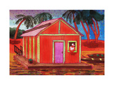 Amazon River Houseboat Giclee Print by John Newcomb Amazon River Houseboat Giclee Print by John Newcomb