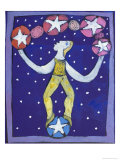 Juggler Giclee Print by Leslie Xuereb