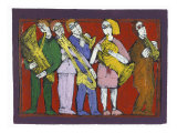 Wind Quintet reproduction procédé giclée par Leslie Xuereb