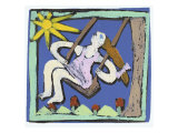 Le swing reproduction procédé giclée par Leslie Xuereb