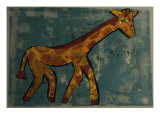 Giraffe Giclee Print by Leslie Xuereb