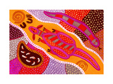 John Newcomb - Aboriginal Painting Digitálně vytištěná reprodukce John Newcomb - Aboriginal Painting Digitálně vytištěná reprodukce