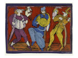 Musician-Troubadours reproduction procédé giclée par Leslie Xuereb