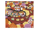 Autumn on the Grand Canal Giclee Print by Hou Bao Ming