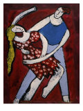 Danseurs reproduction procédé giclée par Leslie Xuereb